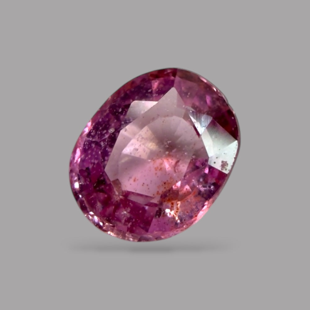 Oval Shape in Natural Pink Sapphire Gemstone 0.69 Carats & 5.8 x 4.8 mm Size