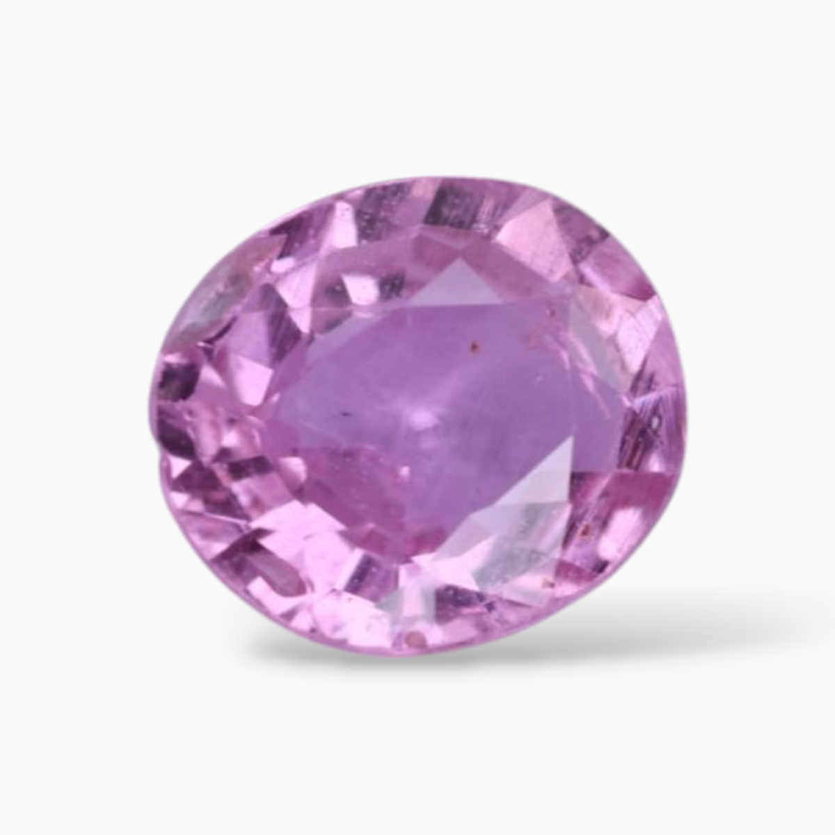 Oval Shape in Natural Pink Sapphire Gemstone 0.69 Carats & 6x5mm Size