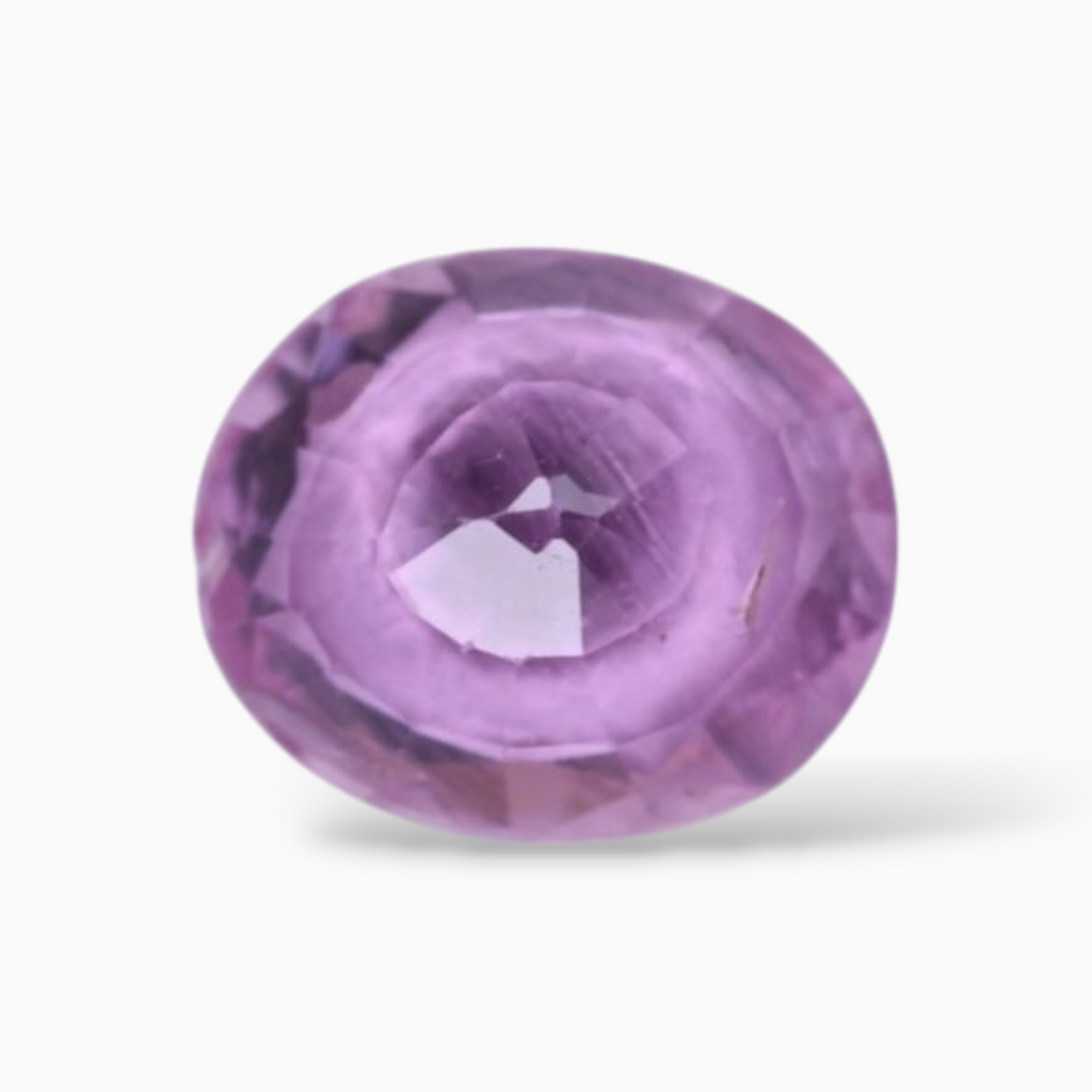 Oval Shape in Natural Pink Sapphire Gemstone 0.69 Carats & 6x5mm Size