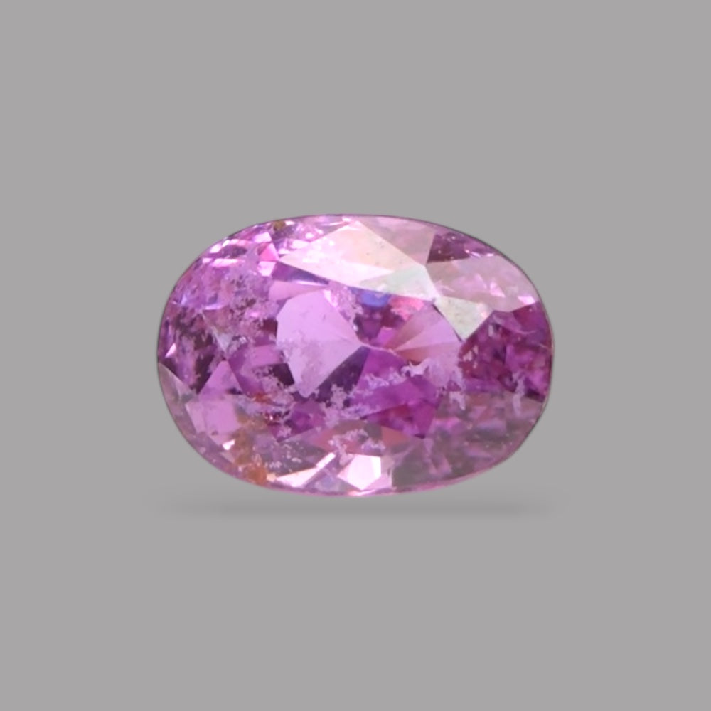 Oval Shape in Natural Pink Sapphire Gemstone 0.71 Carats & 5.7 x 4 mm Size