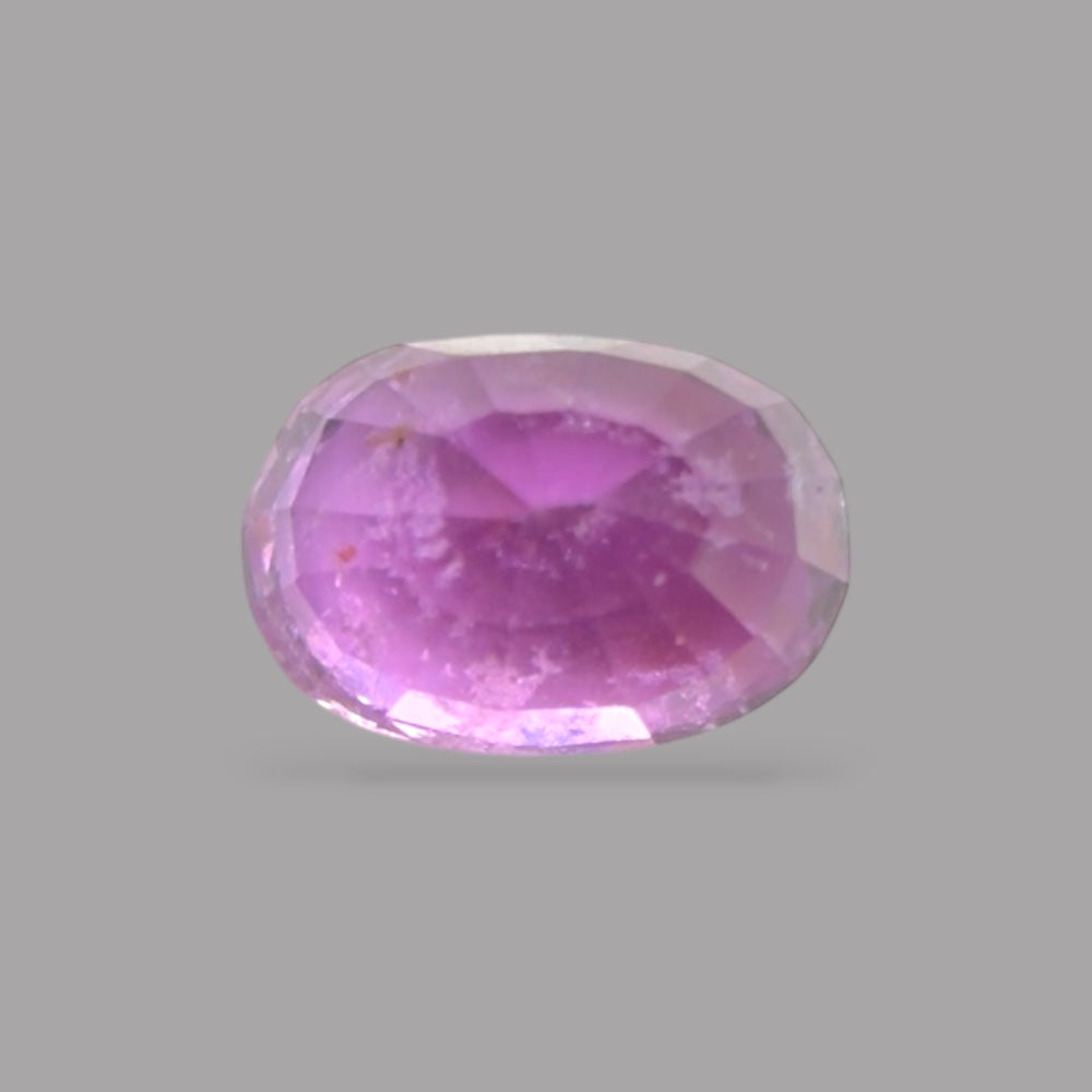 Oval Shape in Natural Pink Sapphire Gemstone 0.71 Carats & 5.7 x 4 mm Size