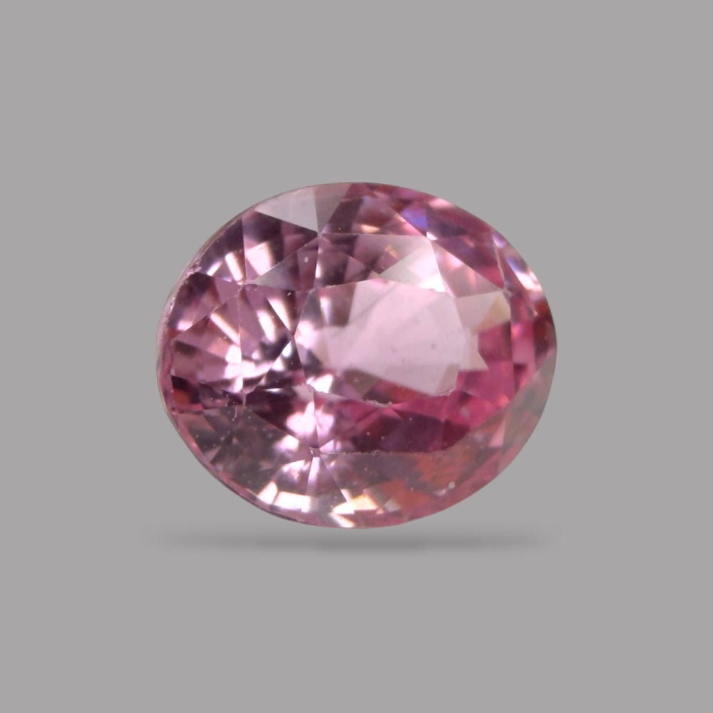 Oval Shape in Natural Pink Sapphire Gemstone 0.77 Carats & 5.6 x 4.7 mm Size
