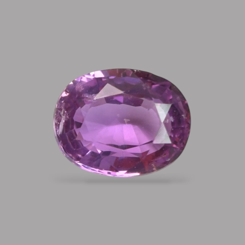 Oval Shape in Natural Pink Sapphire Gemstone 0.78 Carats & 6.3 x 4.9 mm Size