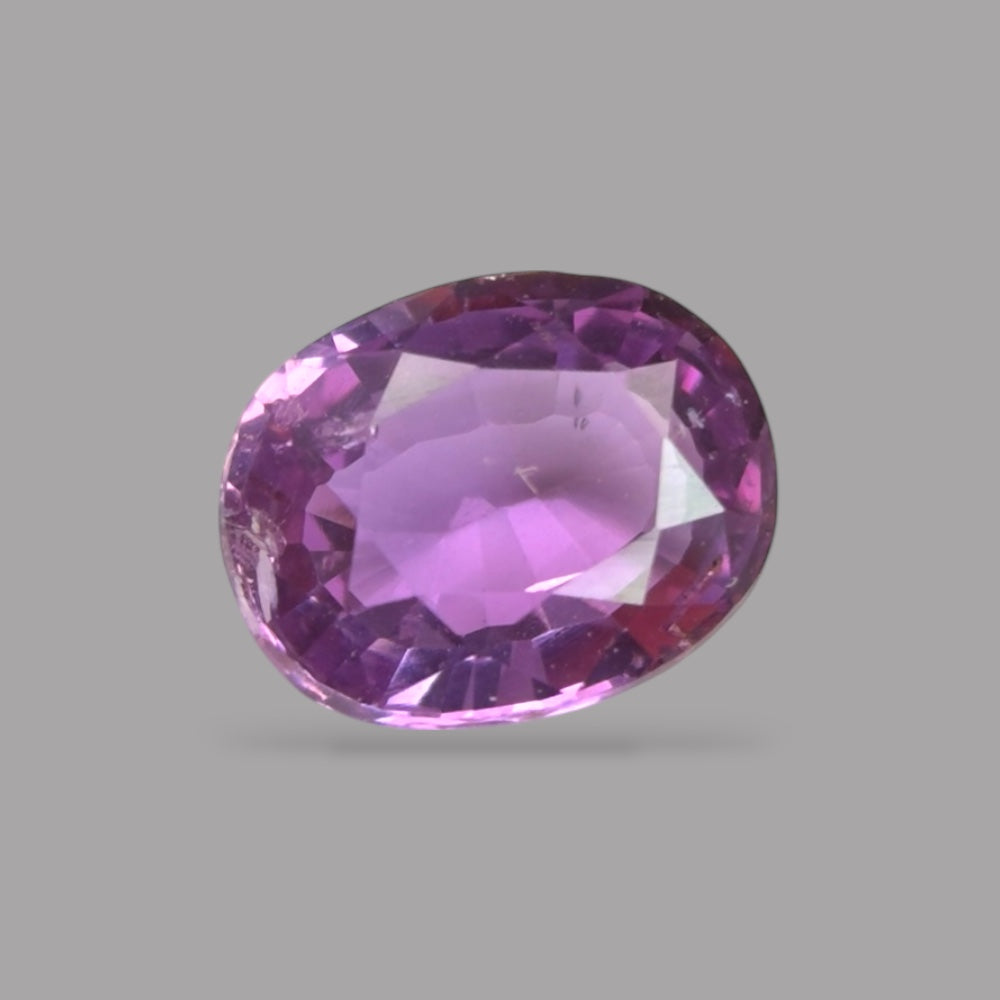 Oval Shape in Natural Pink Sapphire Gemstone 0.78 Carats & 6.3 x 4.9 mm Size