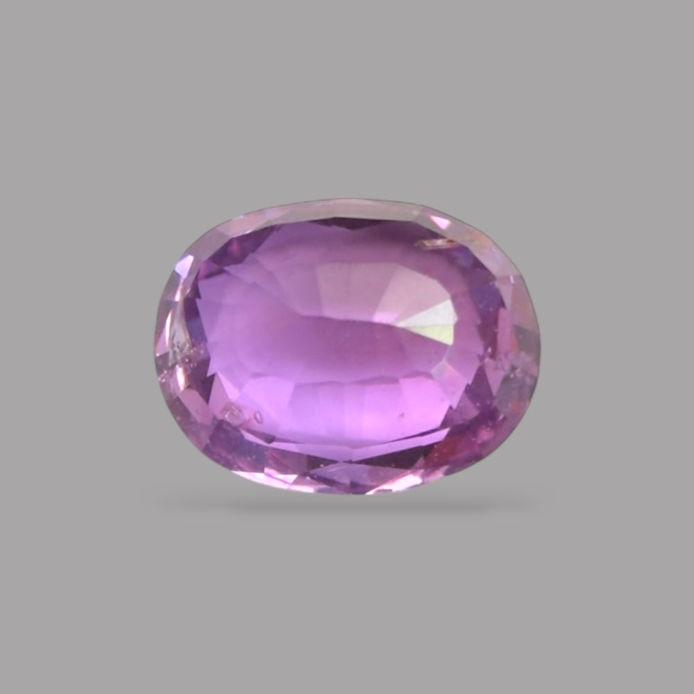 Oval Shape in Natural Pink Sapphire Gemstone 0.78 Carats & 6.3 x 4.9 mm Size