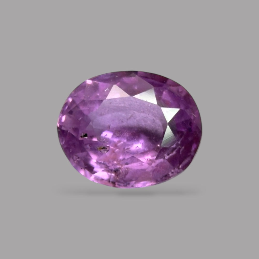 Oval Shape in Natural Pink Sapphire Gemstone 0.79 Carats & 6.1 x 5 mm Size