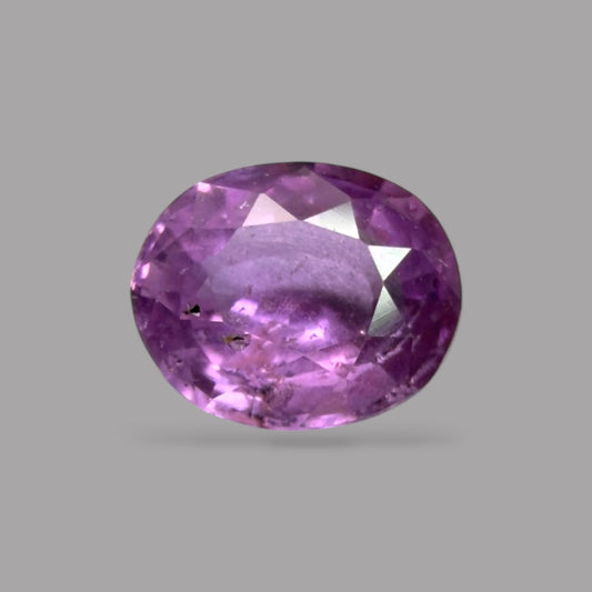 Oval Shape in Natural Pink Sapphire Gemstone 0.79 Carats & 6.1 x 5 mm Size