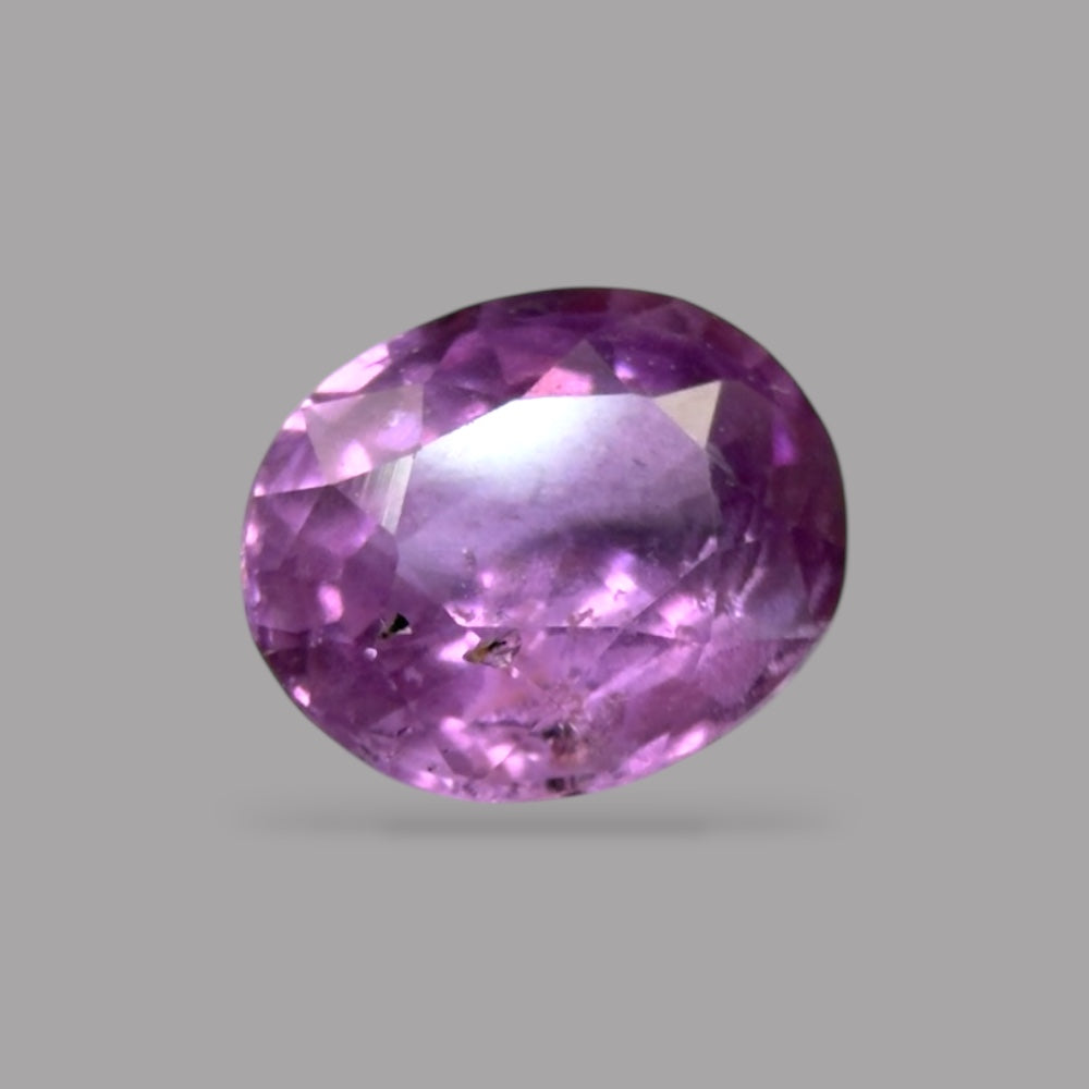 Oval Shape in Natural Pink Sapphire Gemstone 0.79 Carats & 6.1 x 5 mm Size