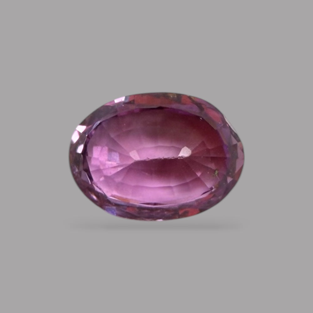Oval Shape in Natural Pink Sapphire Gemstone 0.80 Carats & 6.4 x 4.7 mm Size