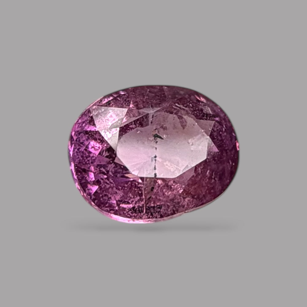 Oval Shape in Natural Pink Sapphire Gemstone 0.81 Carats & 6.1 x 4.8 mm Size