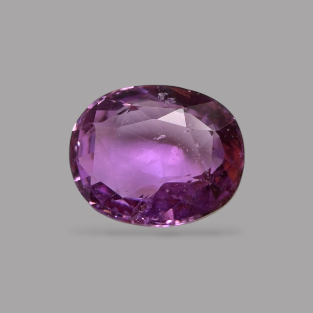 Oval Shape in Natural Pink Sapphire Gemstone 0.81 Carats & 6.1 x 4.9 mm Size