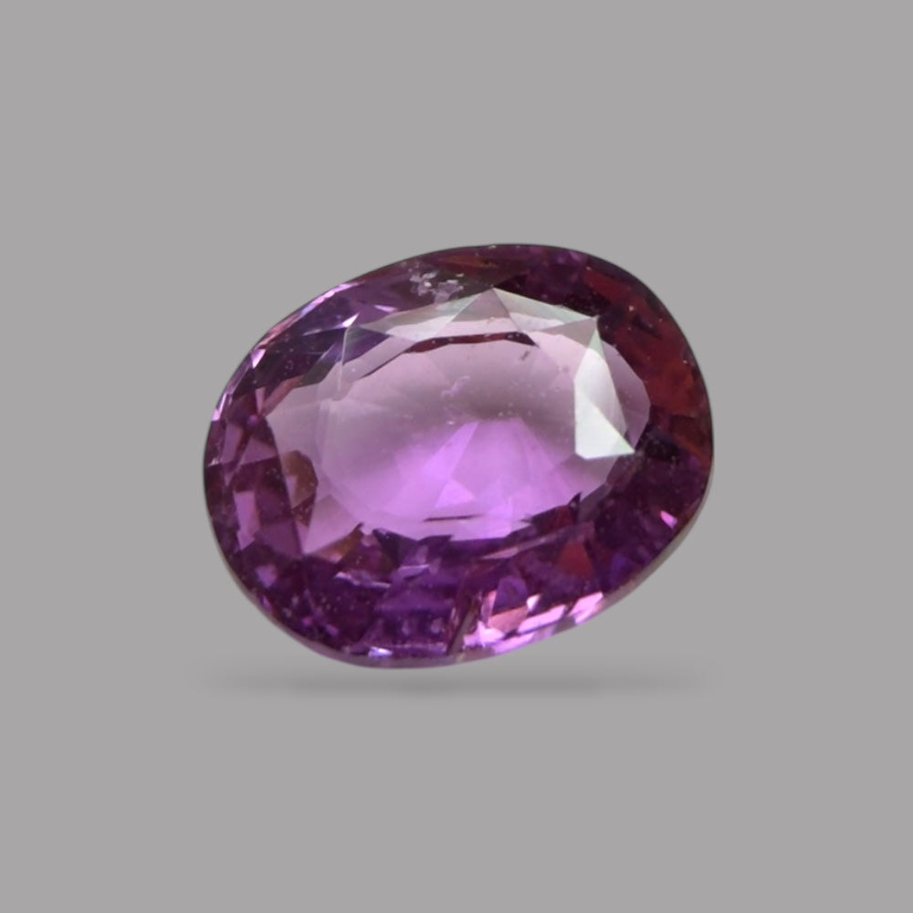 Oval Shape in Natural Pink Sapphire Gemstone 0.81 Carats & 6.1 x 4.9 mm Size