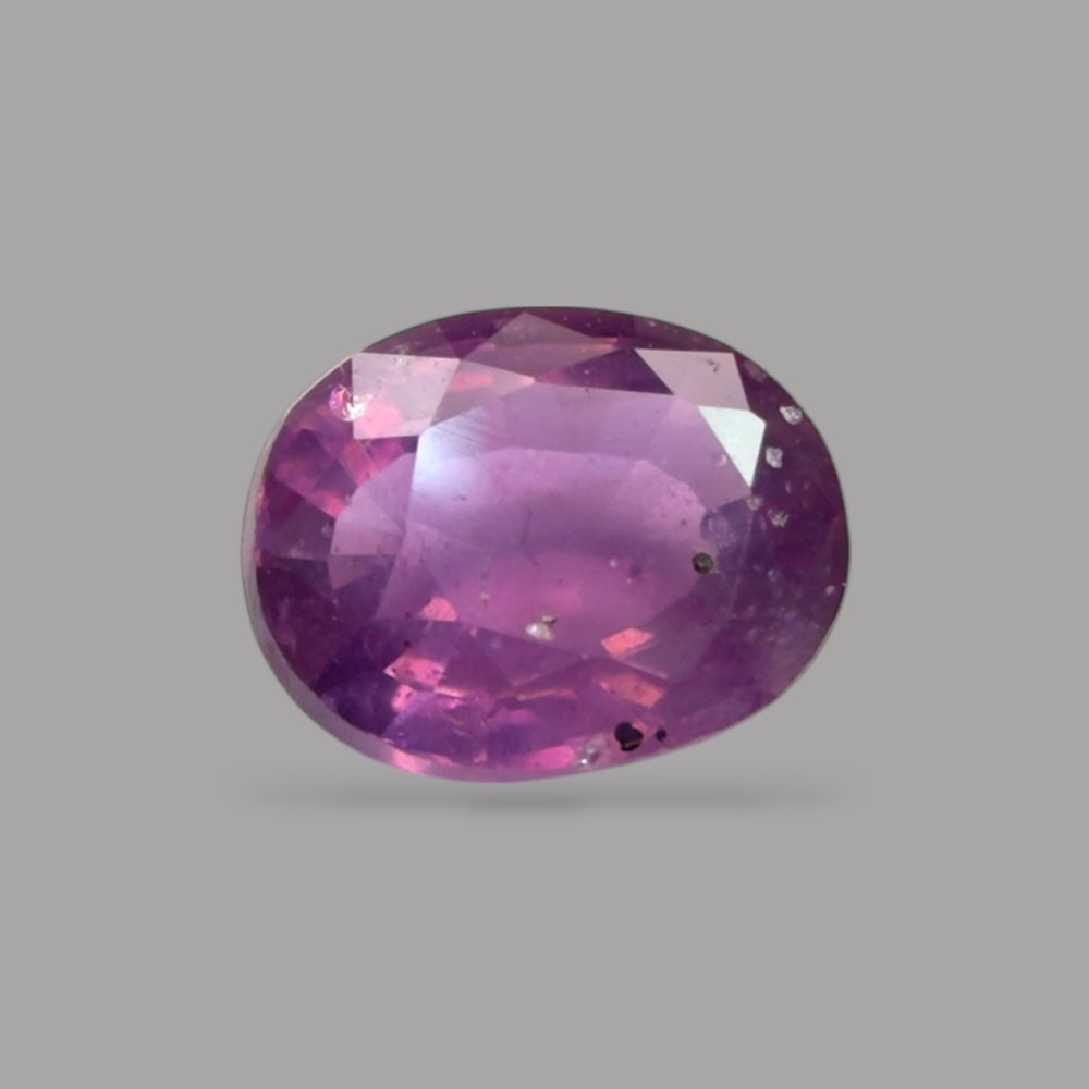 Oval Shape in Natural Pink Sapphire Gemstone 0.81 Carats & 6.1 x 4.9 mm Size
