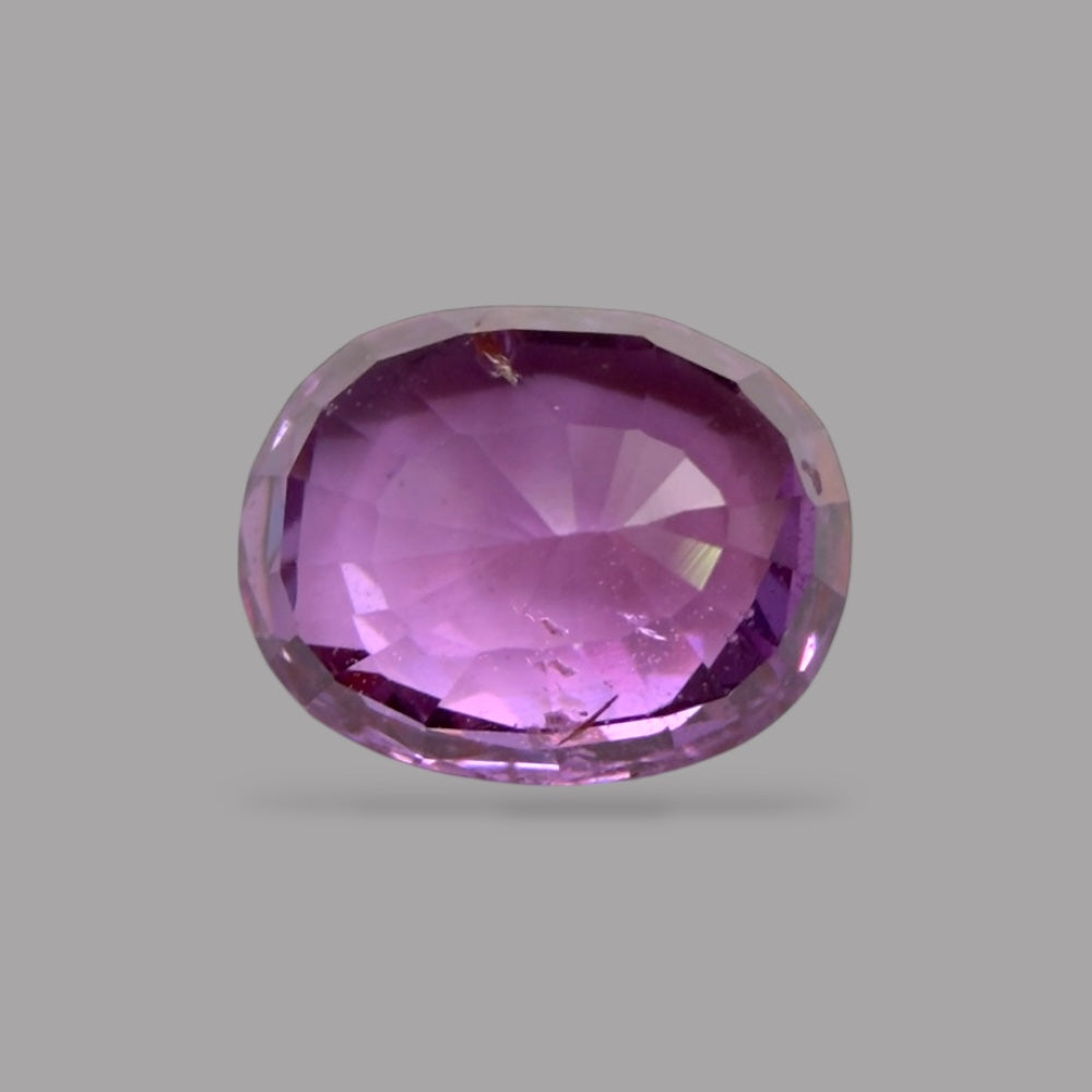 Oval Shape in Natural Pink Sapphire Gemstone 0.81 Carats & 6.1 x 4.9 mm Size