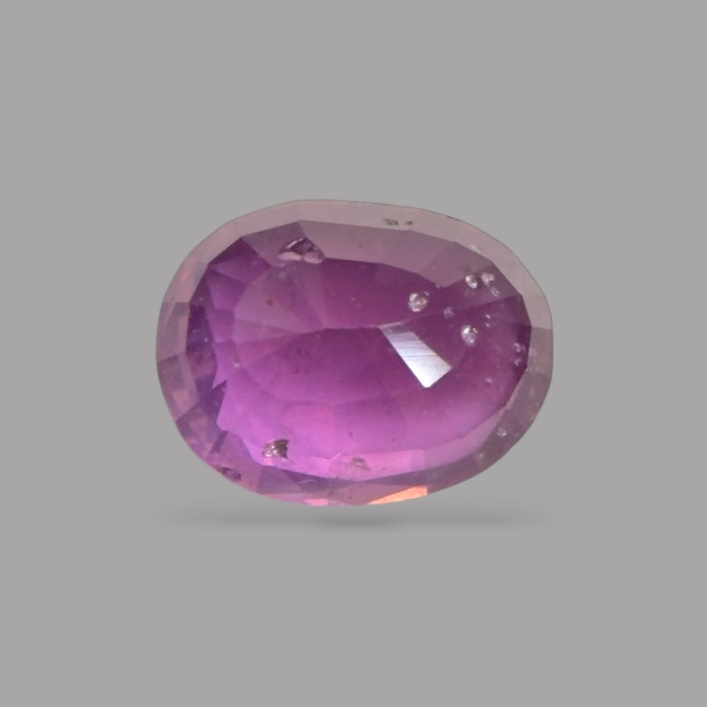 Oval Shape in Natural Pink Sapphire Gemstone 0.81 Carats & 6.1 x 4.9 mm Size