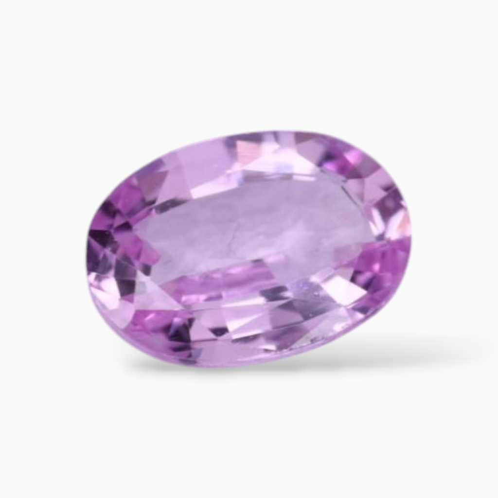 Oval Shape in Natural Pink Sapphire Gemstone 0.81 Carats & 7x5mm Size