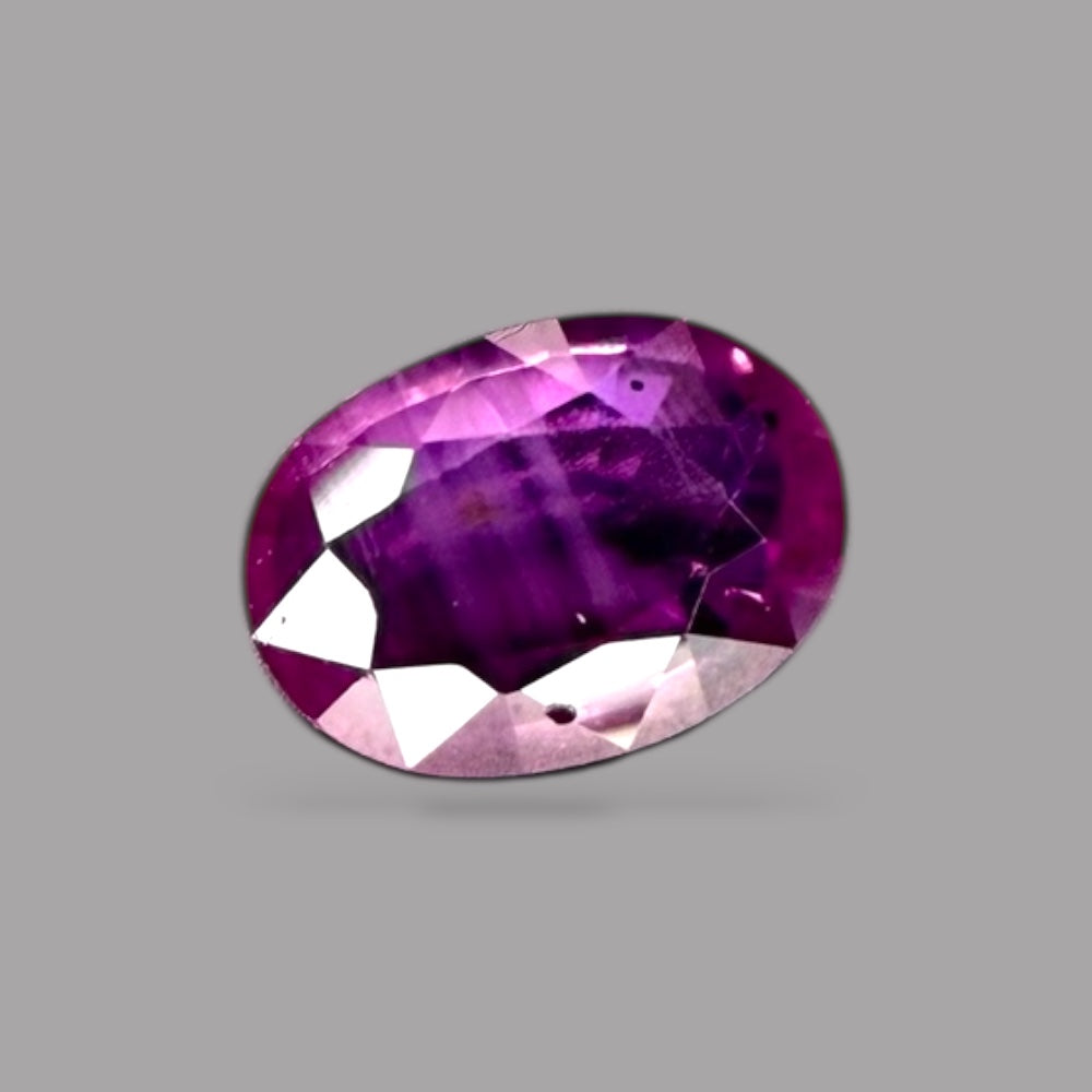 Oval Shape in Natural Pink Sapphire Gemstone 0.84 Carats & 7.2 x 5.1 mm Size
