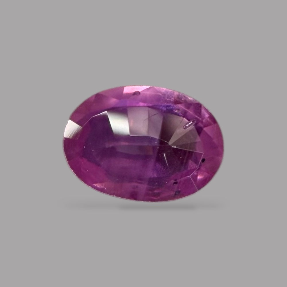 Oval Shape in Natural Pink Sapphire Gemstone 0.84 Carats & 7.2 x 5.1 mm Size