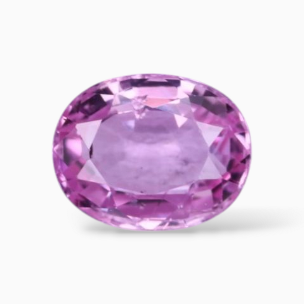 Oval Shape in Natural Pink Sapphire Gemstone 0.85 Carats & 6.2x4.9mm Size