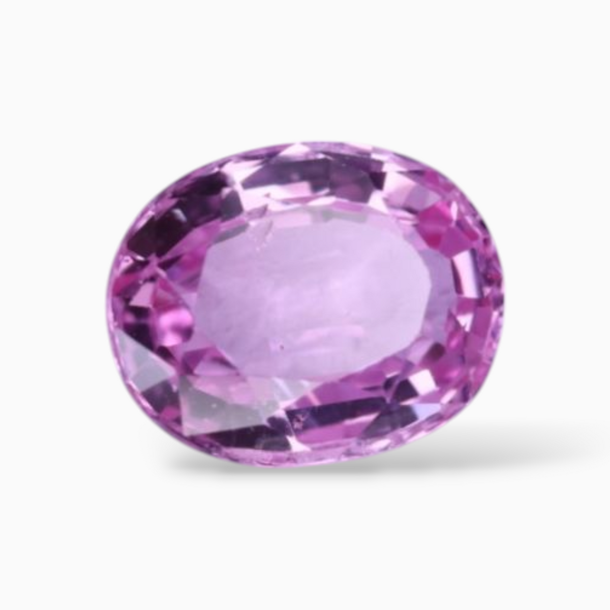 Oval Shape in Natural Pink Sapphire Gemstone 0.85 Carats & 6.2x4.9mm Size