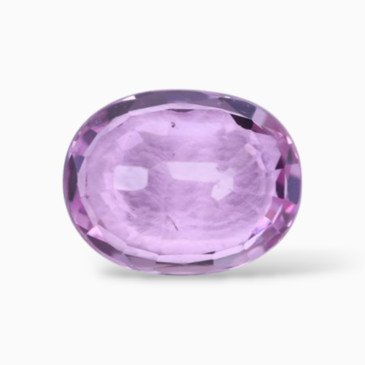 Oval Shape in Natural Pink Sapphire Gemstone 0.85 Carats & 6.2x4.9mm Size