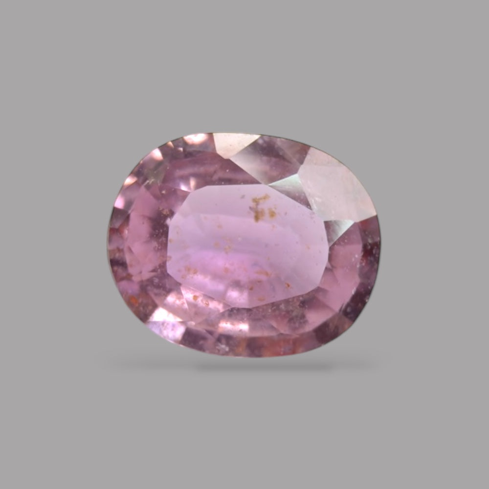 Oval Shape in Natural Pink Sapphire Gemstone 0.86 Carats & 6.6 x 5.4 mm Size