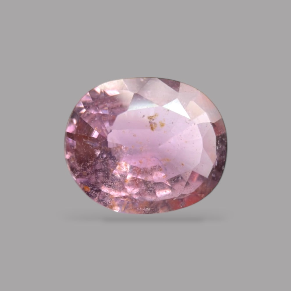 Oval Shape in Natural Pink Sapphire Gemstone 0.86 Carats & 6.6 x 5.4 mm Size