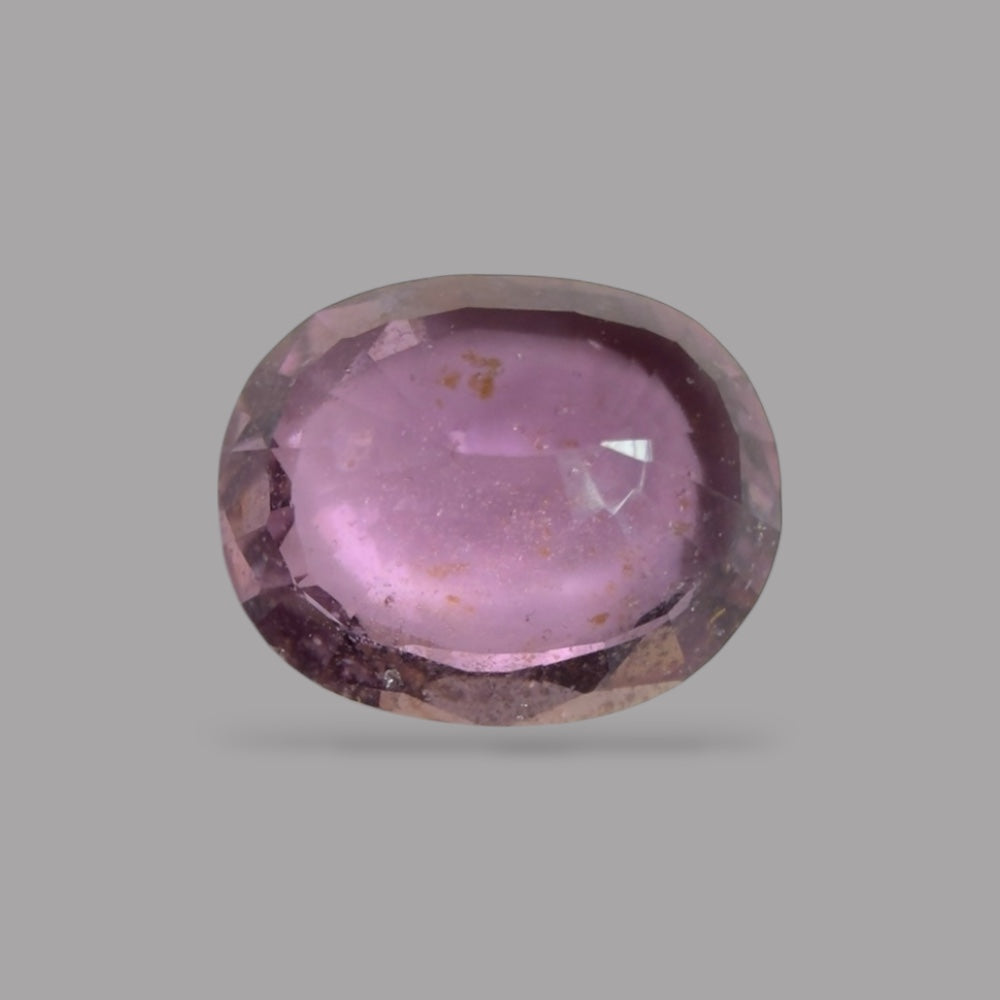Oval Shape in Natural Pink Sapphire Gemstone 0.86 Carats & 6.6 x 5.4 mm Size
