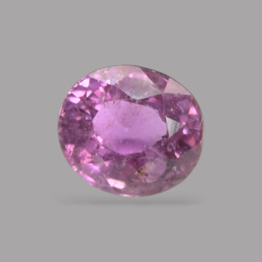 Oval Shape in Natural Pink Sapphire Gemstone 0.90 Carats & 5.8 x 5.2 mm Size
