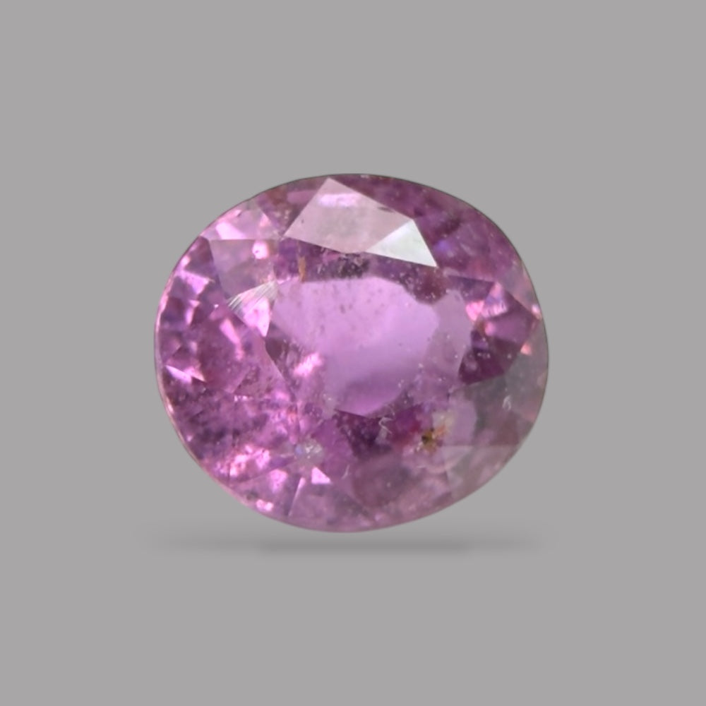 Oval Shape in Natural Pink Sapphire Gemstone 0.90 Carats & 5.8 x 5.2 mm Size