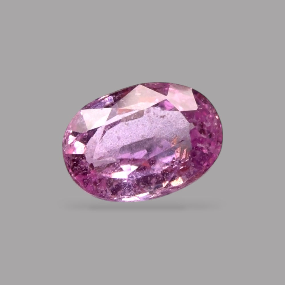 Oval Shape in Natural Pink Sapphire Gemstone 0.94 Carats & 6.7 x 4.8 mm Size
