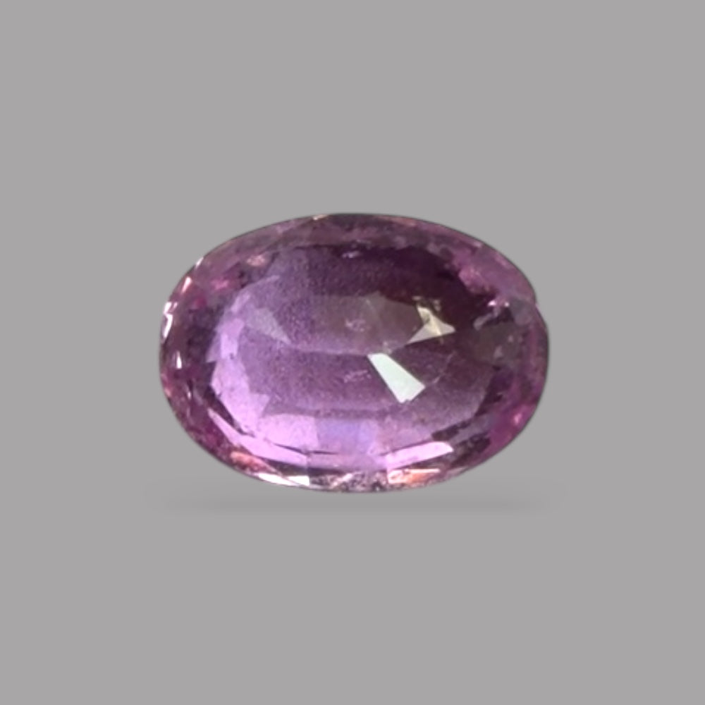 Oval Shape in Natural Pink Sapphire Gemstone 0.94 Carats & 6.7 x 4.8 mm Size