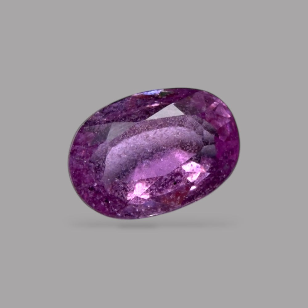 Oval Shape in Natural Pink Sapphire Gemstone 0.99 Carats & 6.7 x 4.7 mm Size