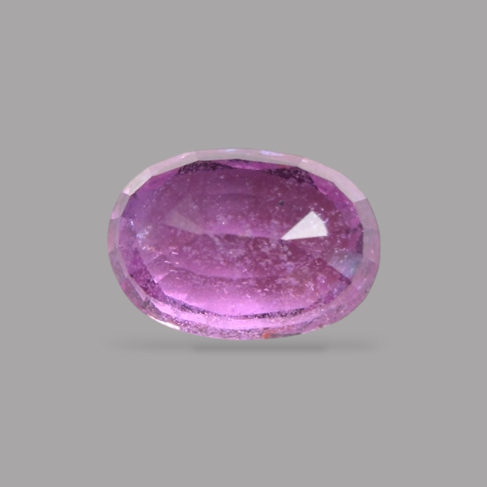 Oval Shape in Natural Pink Sapphire Gemstone 0.99 Carats & 6.7 x 4.7 mm Size