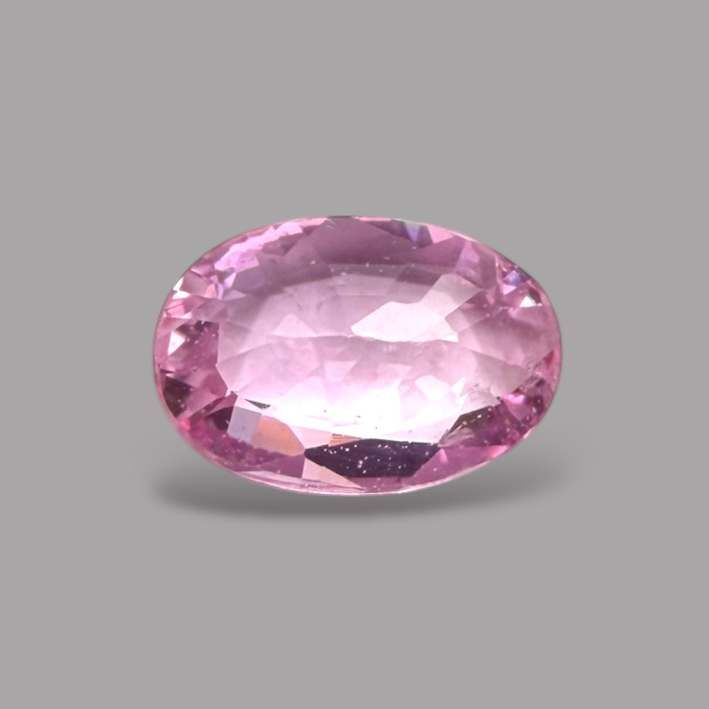 Oval Shape in Pink Sapphire Gemstone 0.50 Carats & 6.3 x 4.3 mm Size