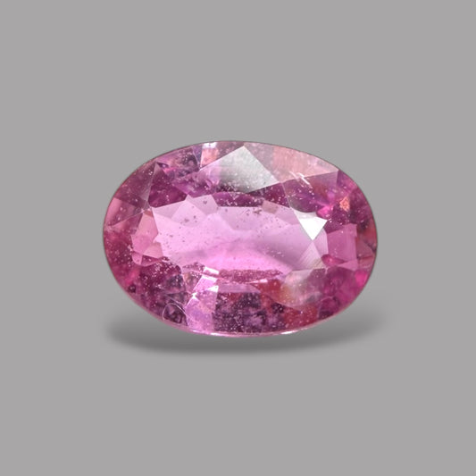 Oval Shape in Pink Sapphire Gemstone 0.50 Carats & 6 x 4.2 mm Size