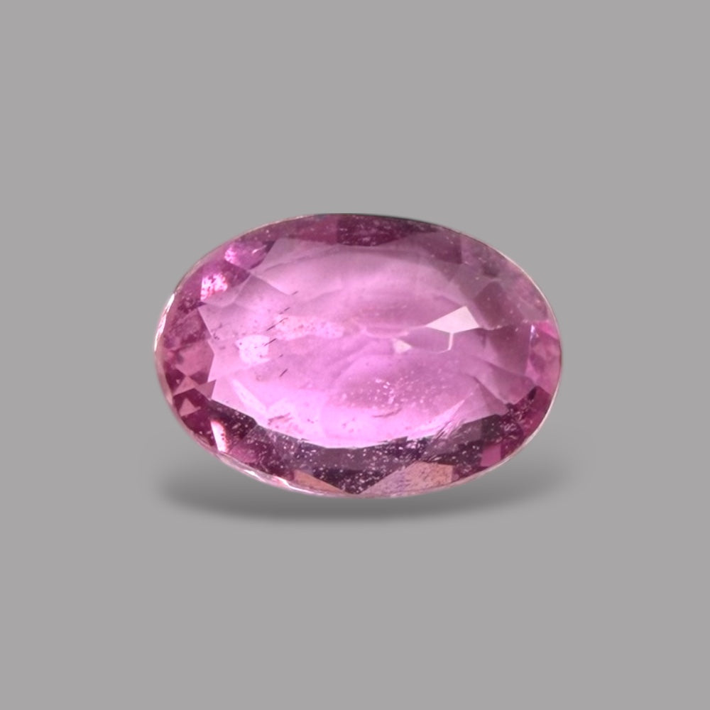 Oval Shape in Pink Sapphire Gemstone 0.50 Carats & 6 x 4.2 mm Size