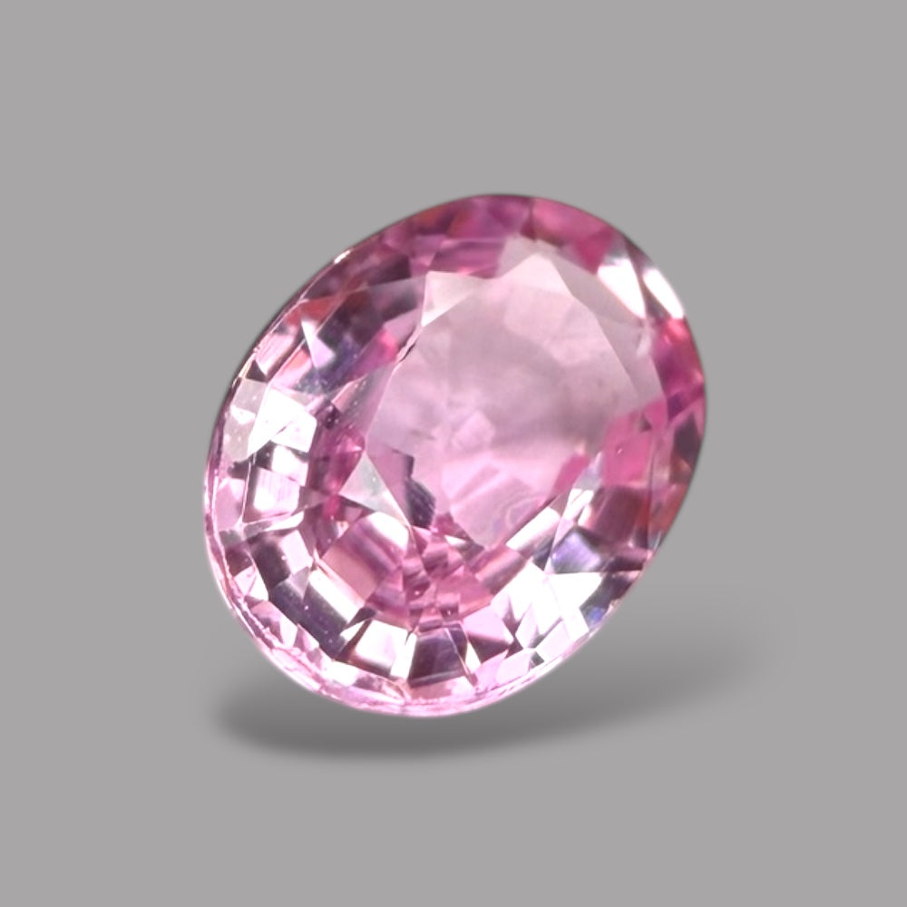 Oval Shape in Pink Sapphire Gemstone 0.57 Carats & 5.8 x 4.2 mm Size