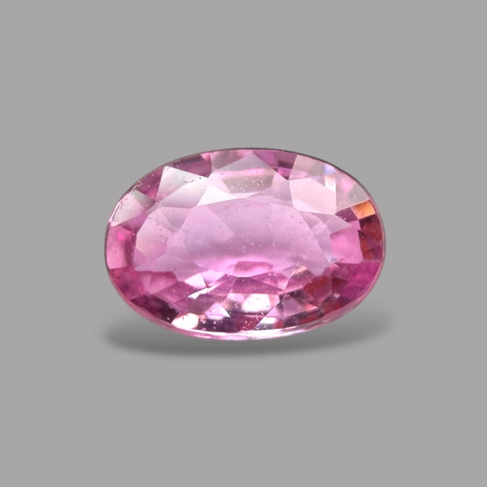 Oval Shape in Pink Sapphire Gemstone 0.58 Carats & 6.1 x 4.3 mm Size