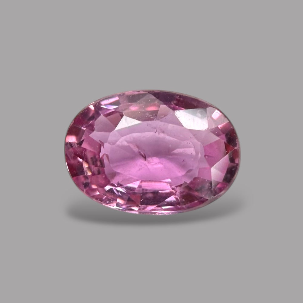 Oval Shape in Pink Sapphire Gemstone 0.59 Carats & 6 x 4.3 mm Size