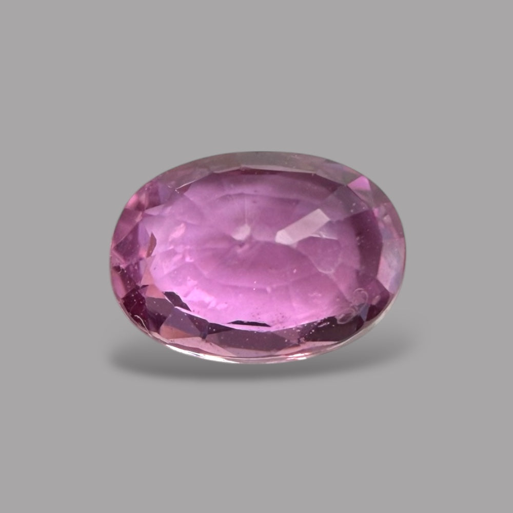 Oval Shape in Pink Sapphire Gemstone 0.59 Carats & 6 x 4.3 mm Size