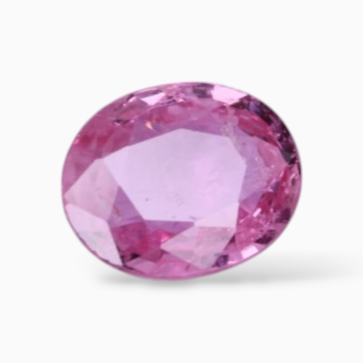 Oval Shape in Pink Sapphire Gemstone 0.68 Carats & 6.2x5mm Size