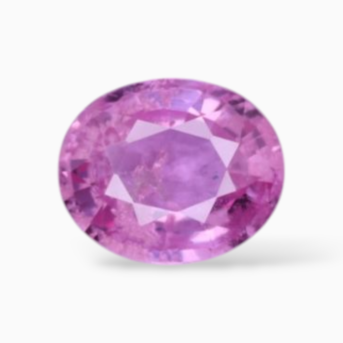 Oval Shape in Pink Sapphire Gemstone 0.72 Carats & 6x5mm Size