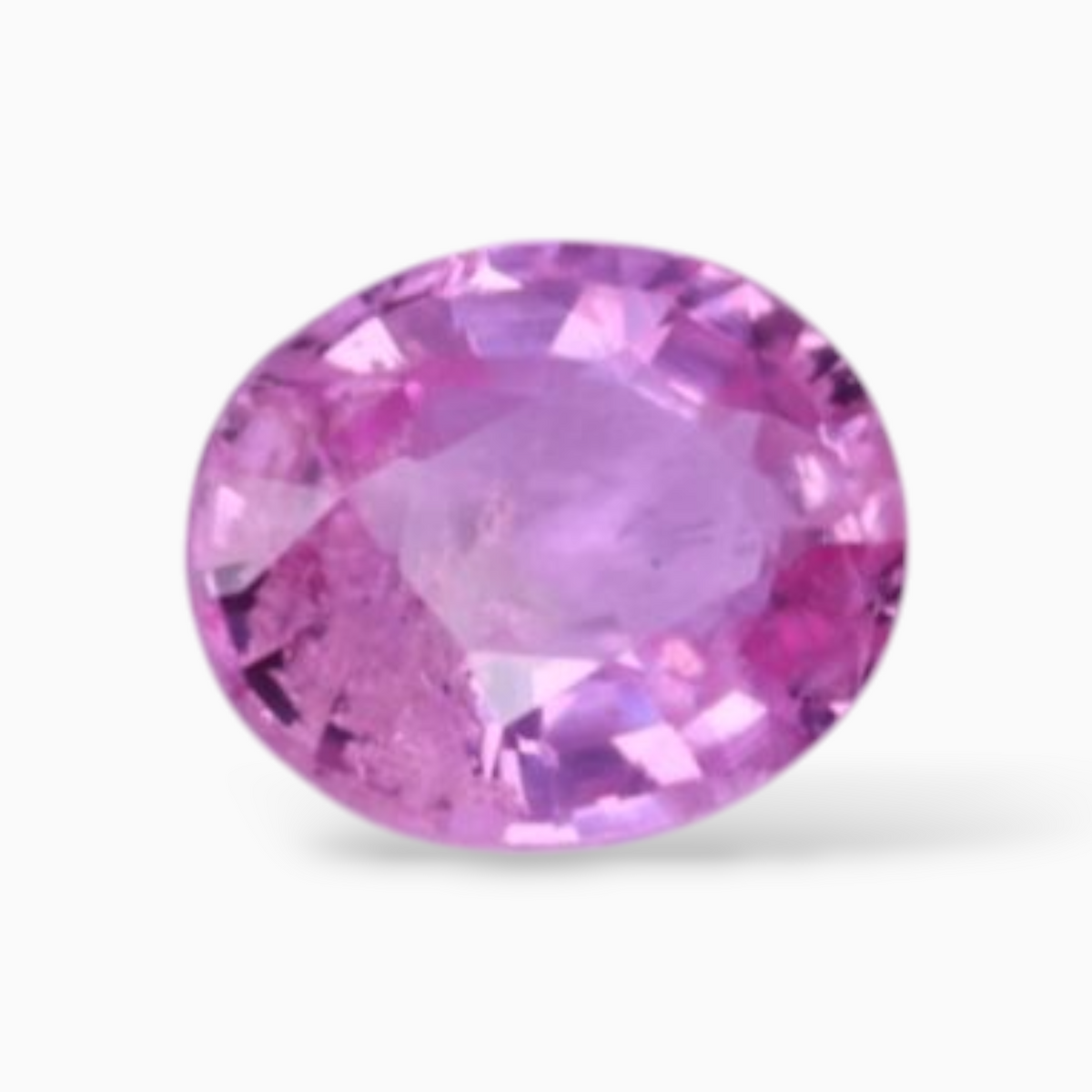 Oval Shape in Pink Sapphire Gemstone 0.72 Carats & 6x5mm Size