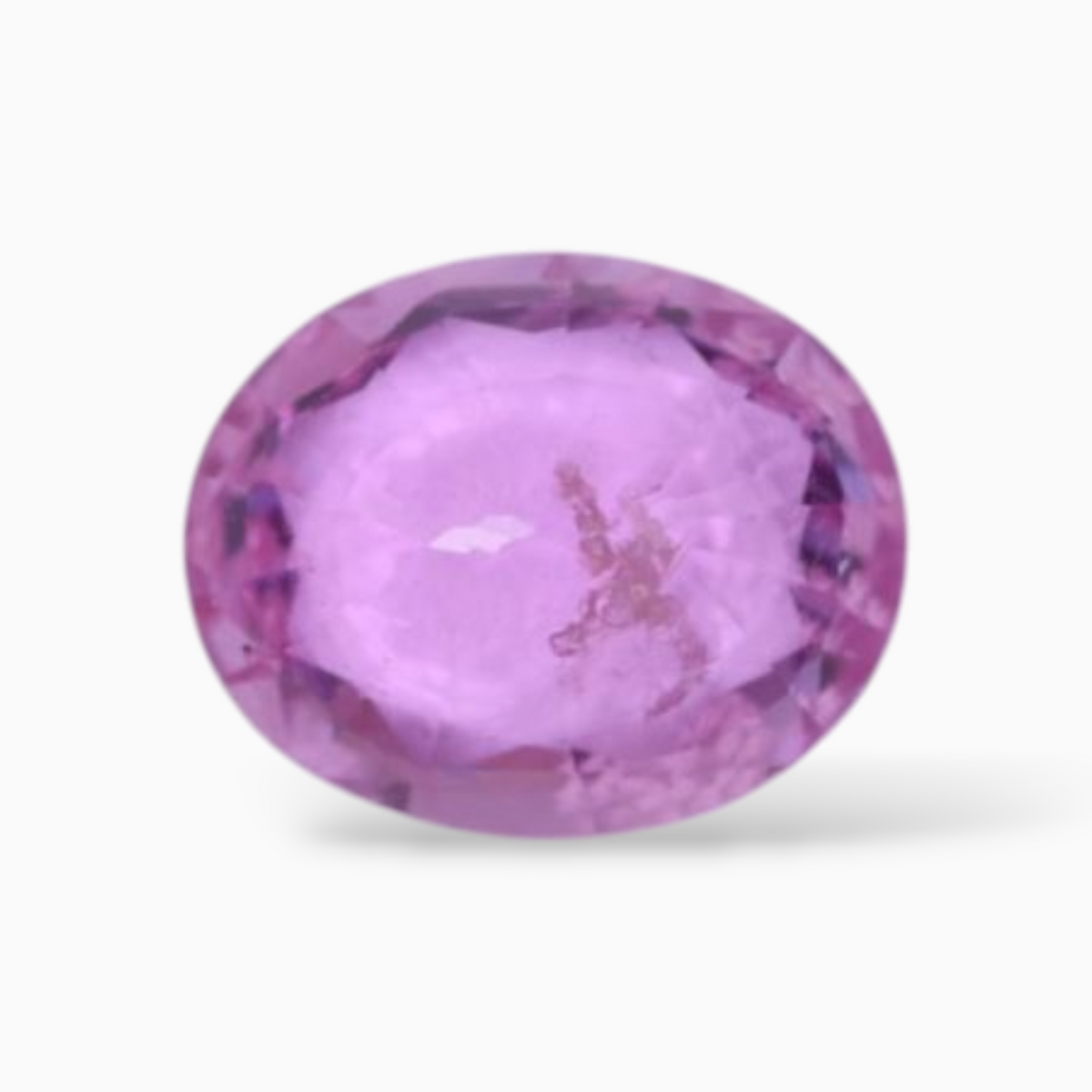Oval Shape in Pink Sapphire Gemstone 0.72 Carats & 6x5mm Size