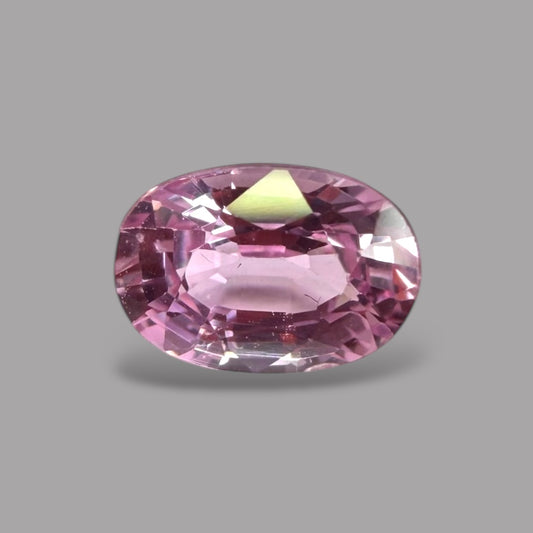 Oval Shape in Pink Sapphire Gemstone 0.77 Carats & 6.3 x 4.3 mm Size