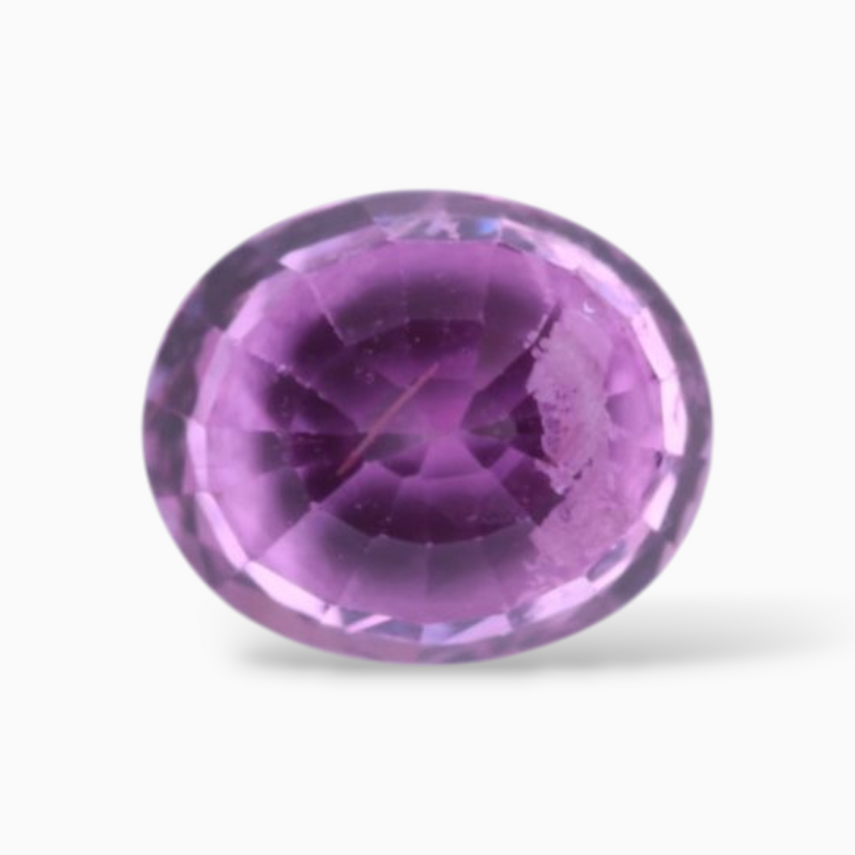 Oval Shape in Pink Sapphire Gemstone 1.18 Carats & 6.3x5.2mm Size