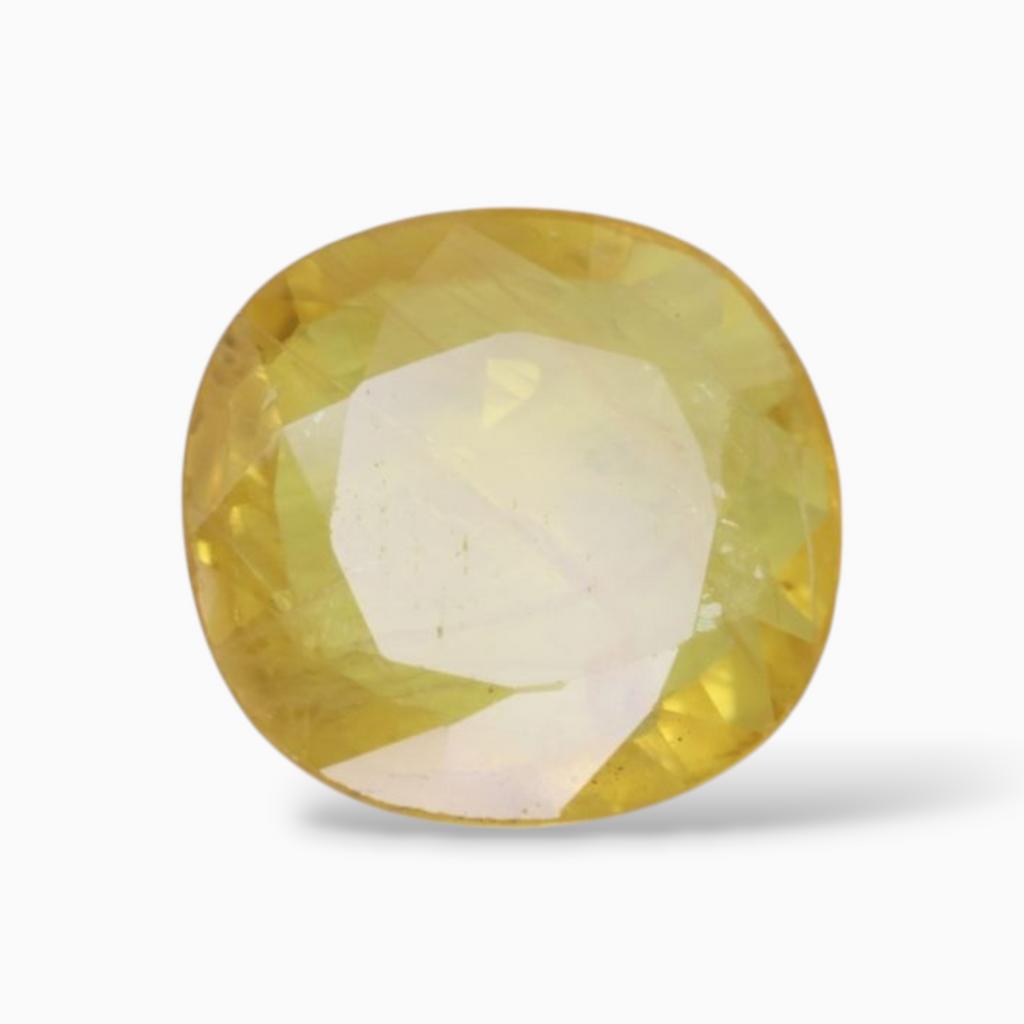 Oval Shape in Yellow Sapphire Gemstone 2.63 Carats & 10x9.3 Size