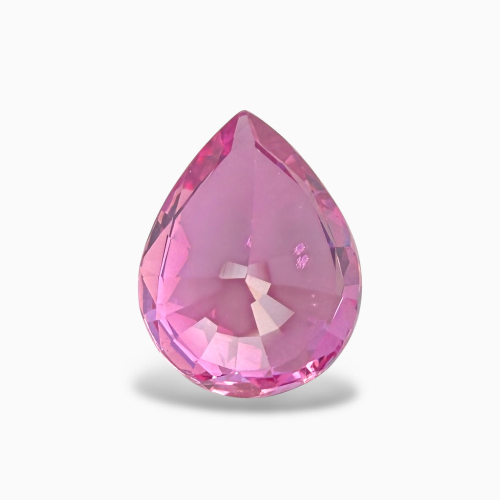 Natural Pink Sapphire 1.54 Carats in Pear Shape & 8.38x6.52x3.76mm Size