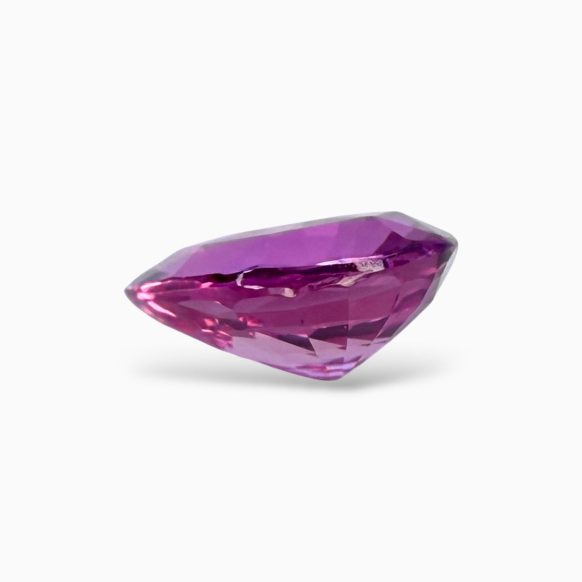 Natural Pink Sapphire 1.54 Carats in Pear Shape & 8.38x6.52x3.76mm Size
